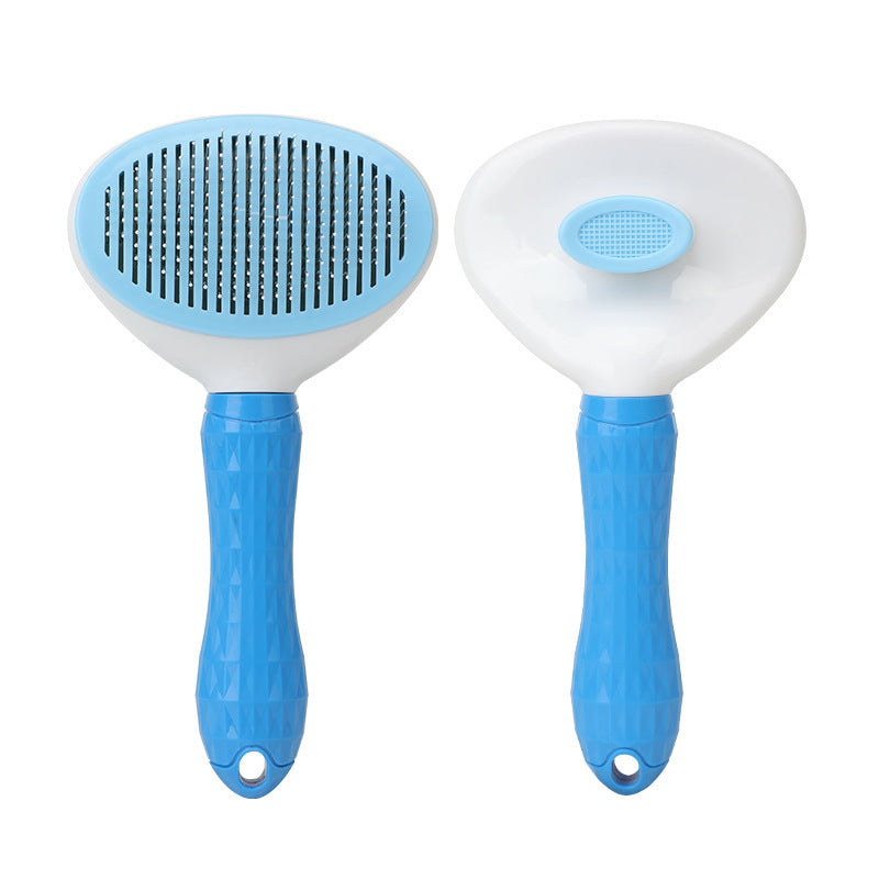 Pet Comb Needle Comb to Remove Floating Hair Brush Cleaning Combing Artifact Massage All-In-One Comb Cat Comb Pet Supplies