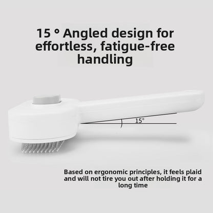 Pet Comb Needle Comb to Remove Floating Hair Brush Cleaning Combing Artifact Massage All-In-One Comb Cat Comb Pet Supplies