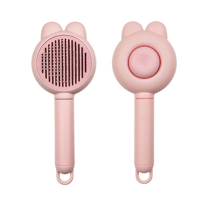 Pet Comb Needle Comb to Remove Floating Hair Brush Cleaning Combing Artifact Massage All-In-One Comb Cat Comb Pet Supplies