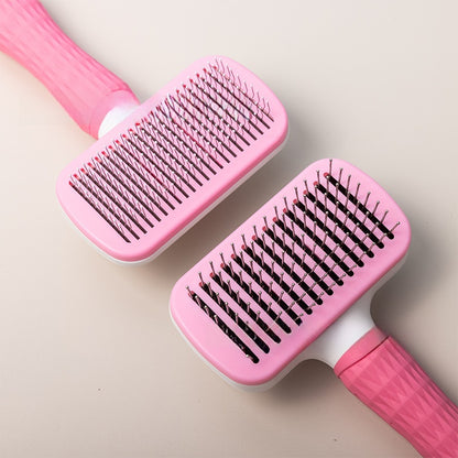 Pet Comb with Hair Removal Feature