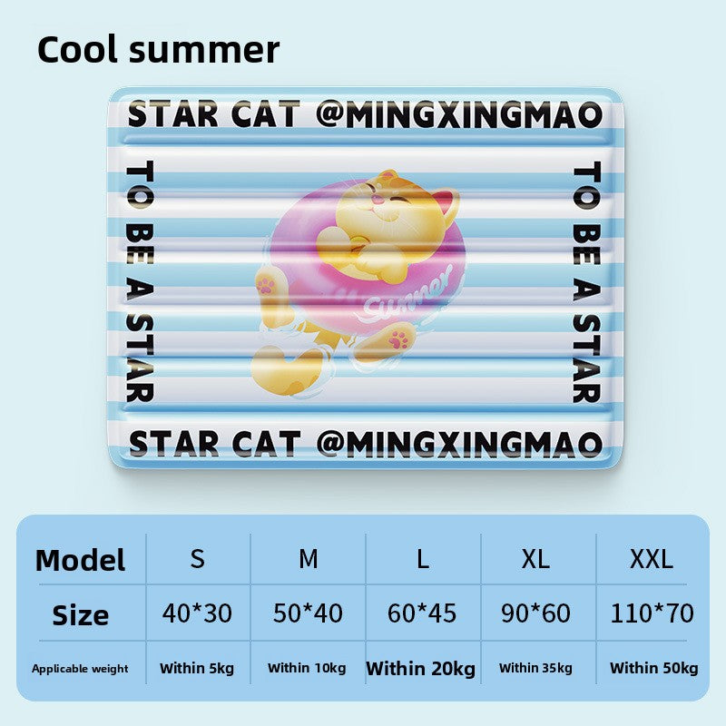 Pet Cooling Gel Mat Summer Comfort Pad