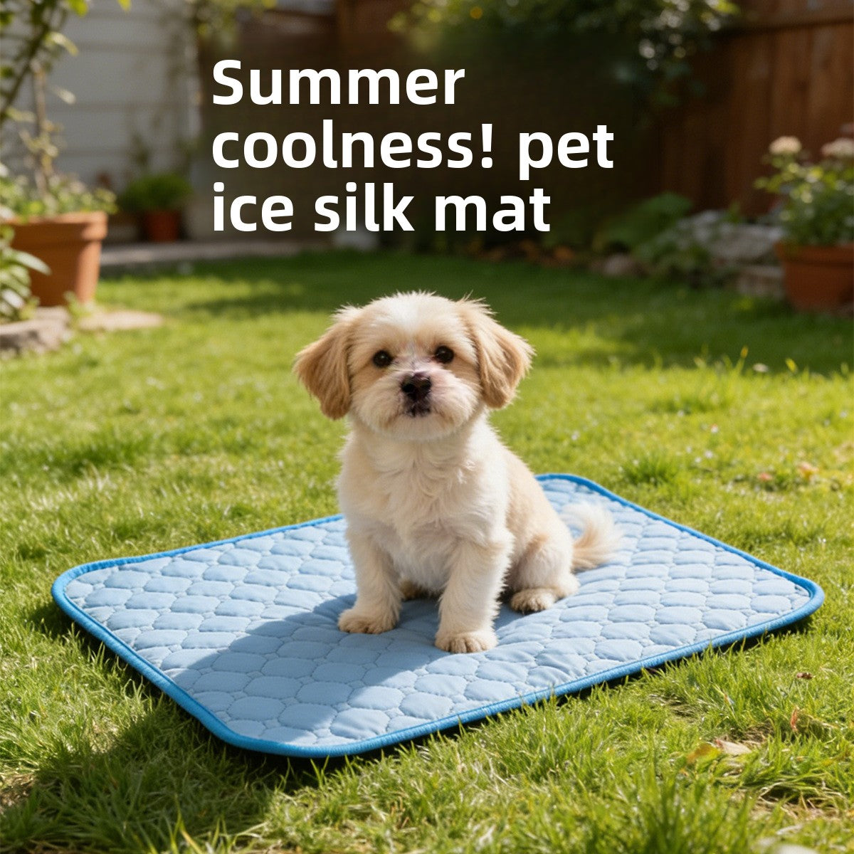 Pet Cooling Mat Ice Silk Breathable Pad