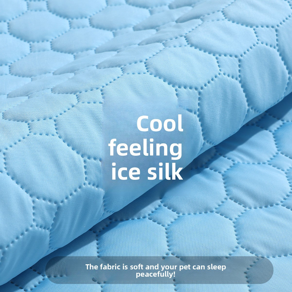 Pet Cooling Mat Ice Silk Breathable Pad