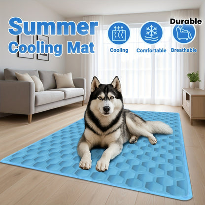 Pet Cooling Mat Ice Silk Summer Pad