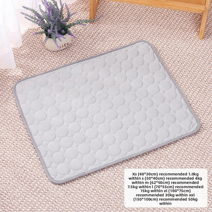 Pet Cooling Mat Summer Ice Silk Pad