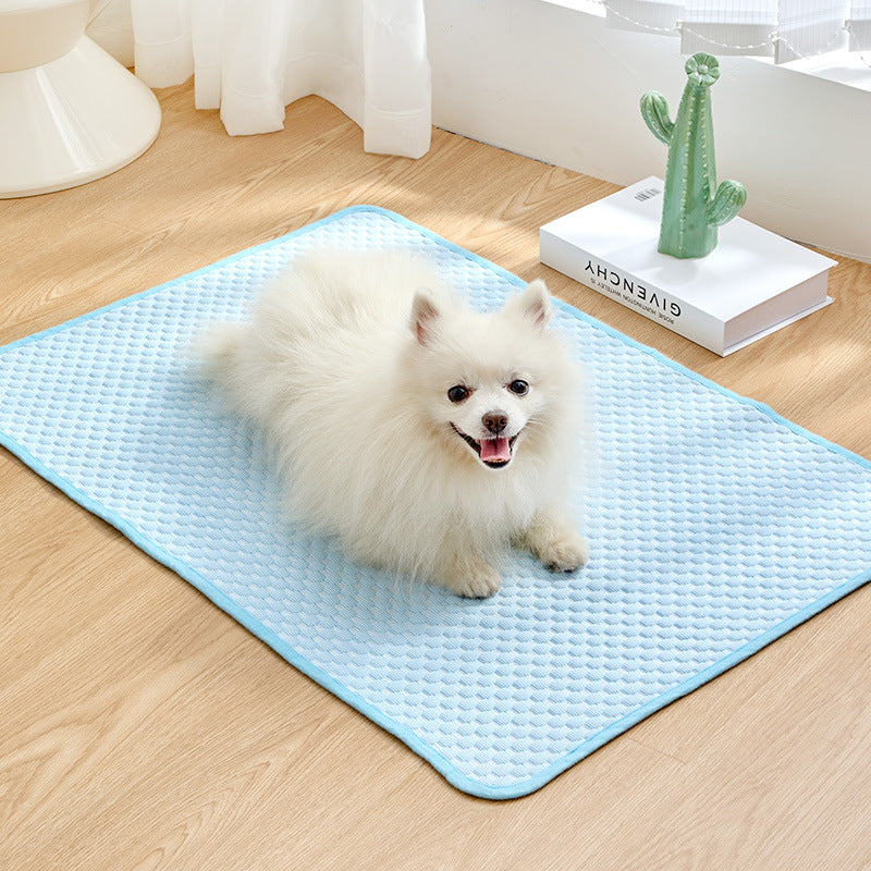 Pet Cooling Pad Ice Silk Mat
