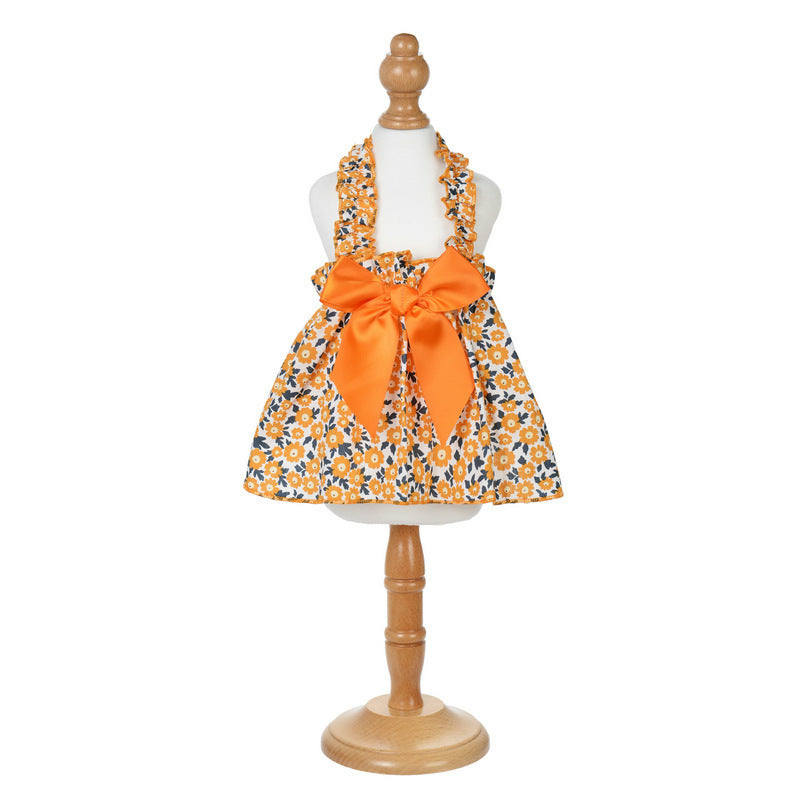 Pet Daisy Shoulder Strap Dress