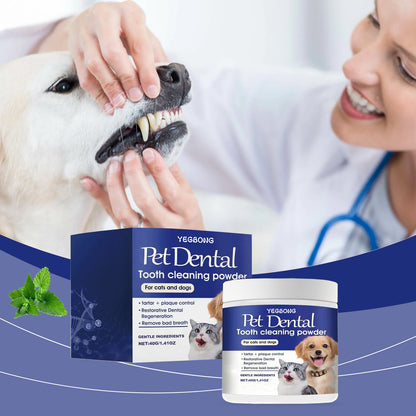 Pet dental powder