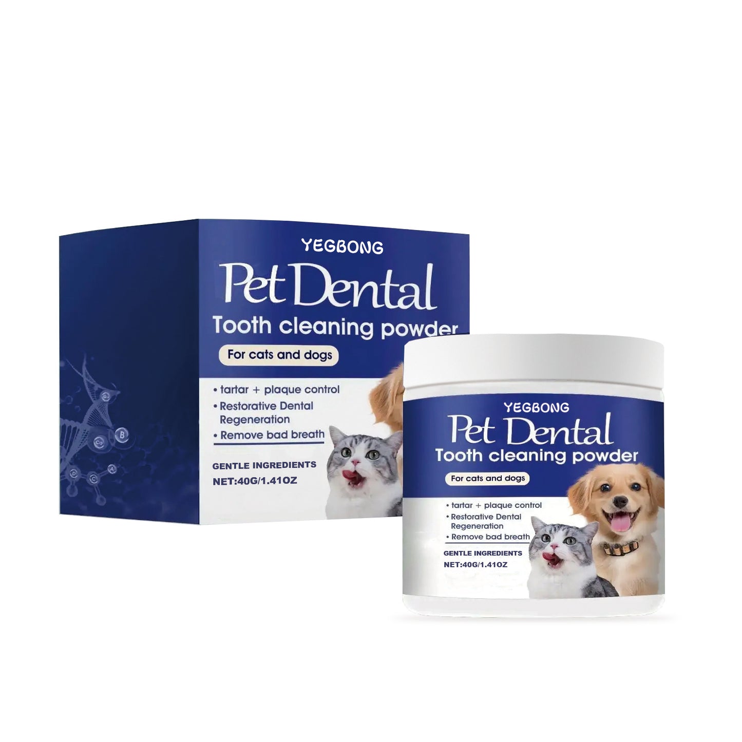 Pet dental powder