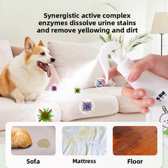 Pet Deodorant Flat Bottle Green Tea Flavor