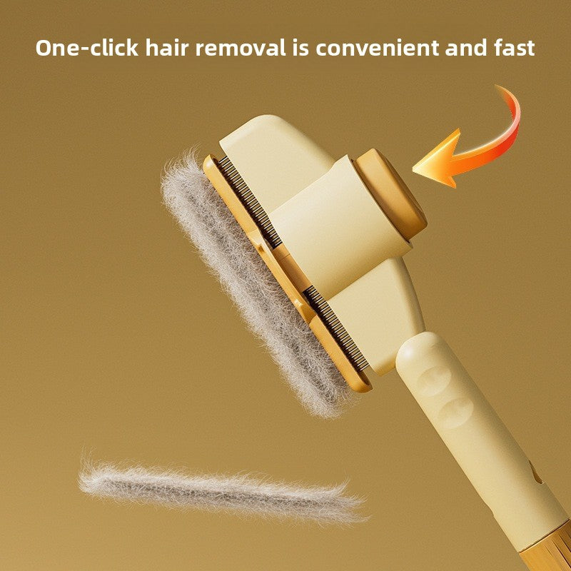 Pet Deshedding Brush with Massage Function