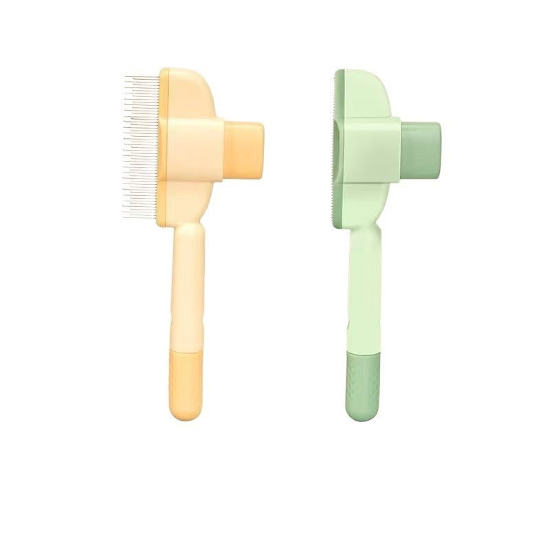 Pet Deshedding Brush with Massage Function