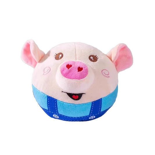 Pet Dog Bite-Resistant Jumping Ball Toy with Sound and Singing Features