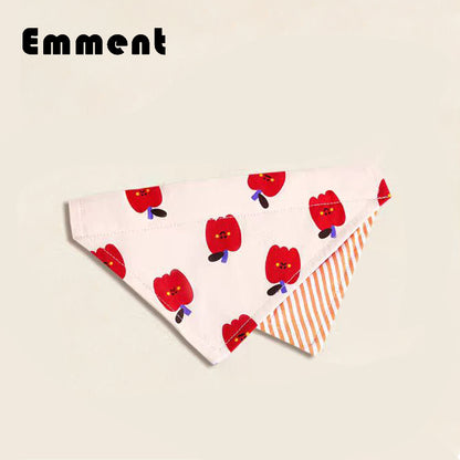Pet Dog Cat Scarf Collar Triangle Towel