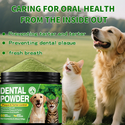 Pet dog dental powder