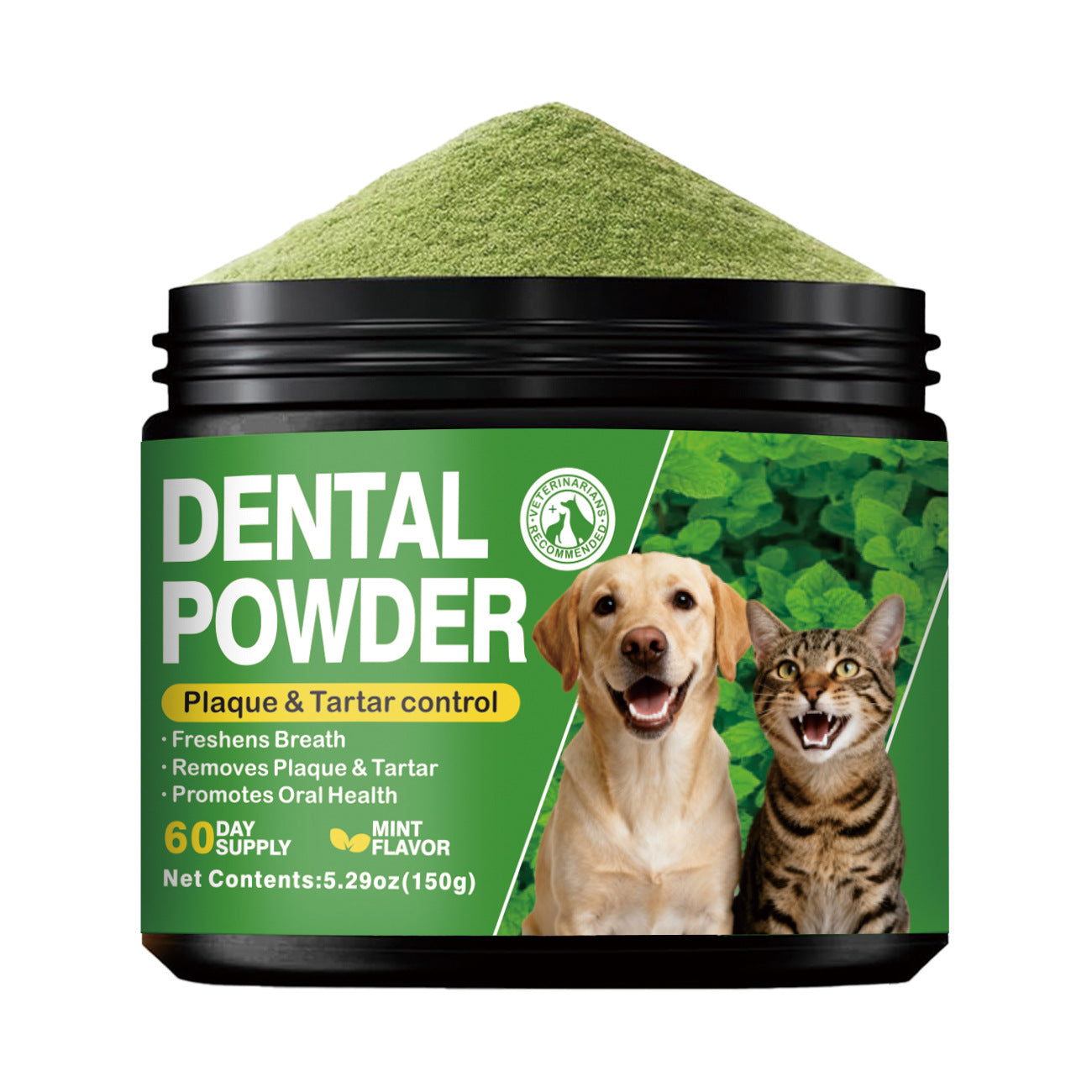 Pet dog dental powder