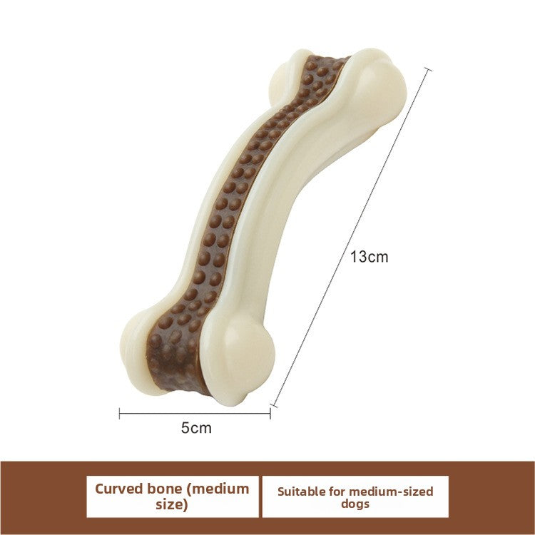 Pet Dog Molar Curved Bone