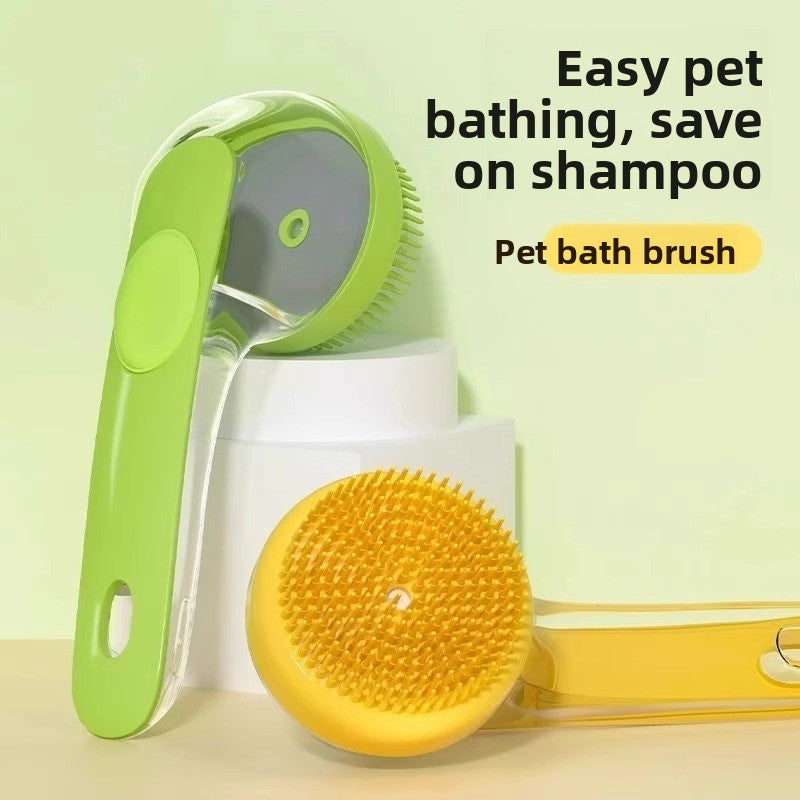 Pet dog shampoo brush