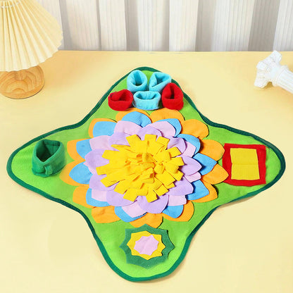 Pet dog stress-relieving sniffing pad