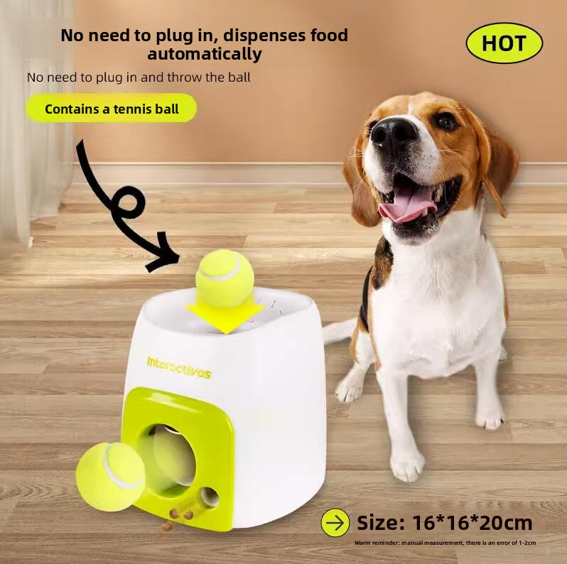 Pet Dog Tennis Reward Machine Toy Pet Ball Launcher Toy