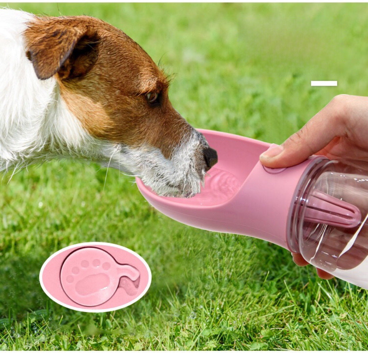 Pet dog traveling water cup, outdoor water bottle, outdoor drinking and feeding water dispenser