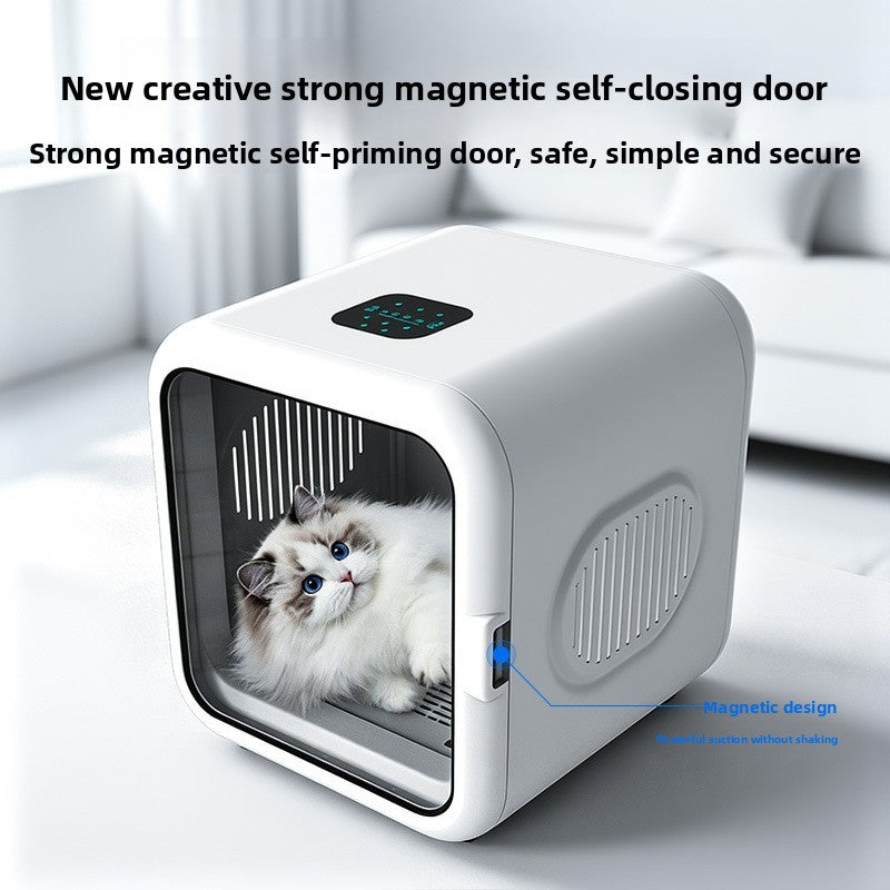 Pet drying cabinet