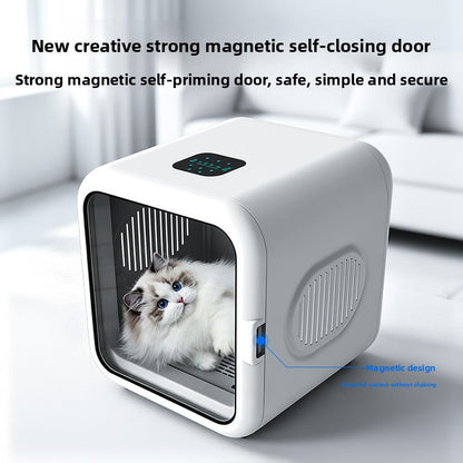Pet drying cabinet