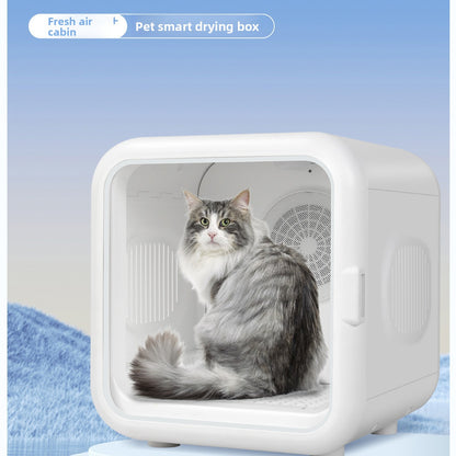 Pet drying cabinet