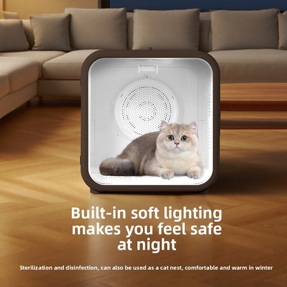 Pet drying cabinet