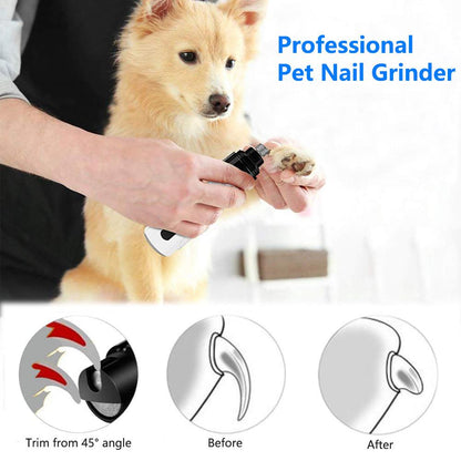 Pet Electric Nail Grinder with LED Light