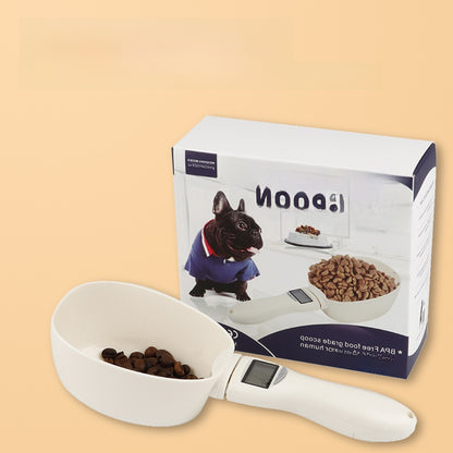 Pet electronic measuring spoon scale