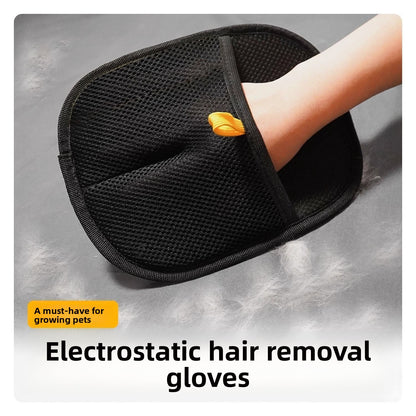 Pet electrostatic depilation gloves