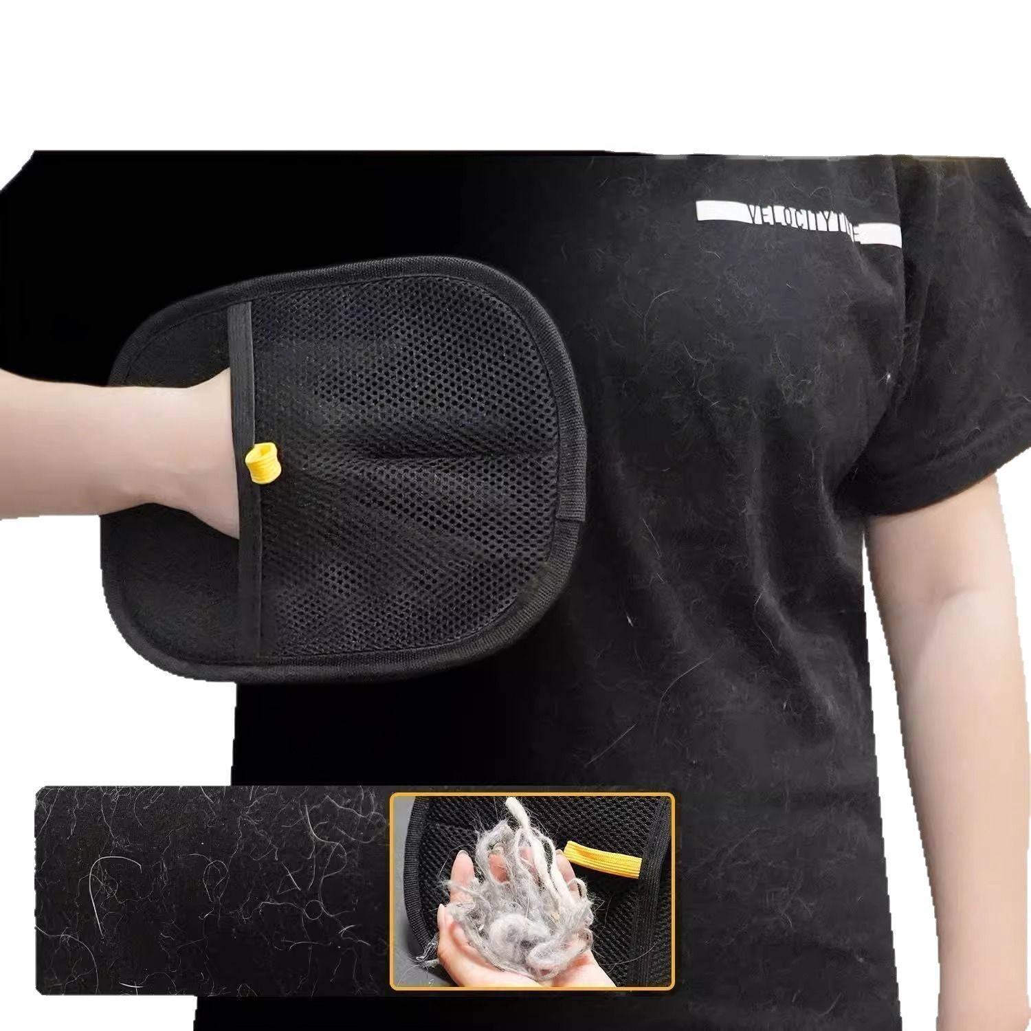 Pet electrostatic depilation gloves