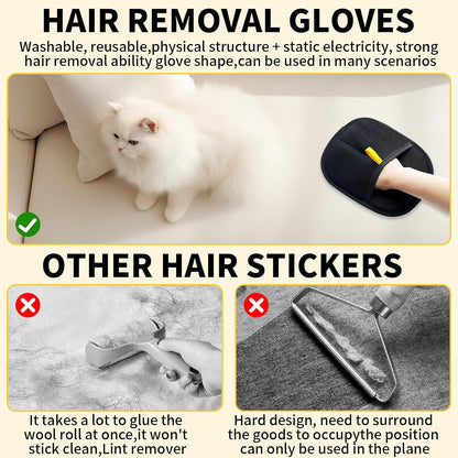 Pet Electrostatic Hair Removal Gloves