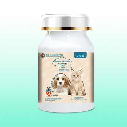 Pet enzyme tablets, a supplement for cats and dogs