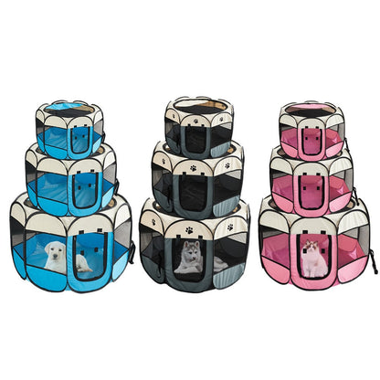 Pet fence tent