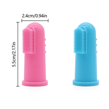 Pet Finger Toothbrush for Cats and Dogs