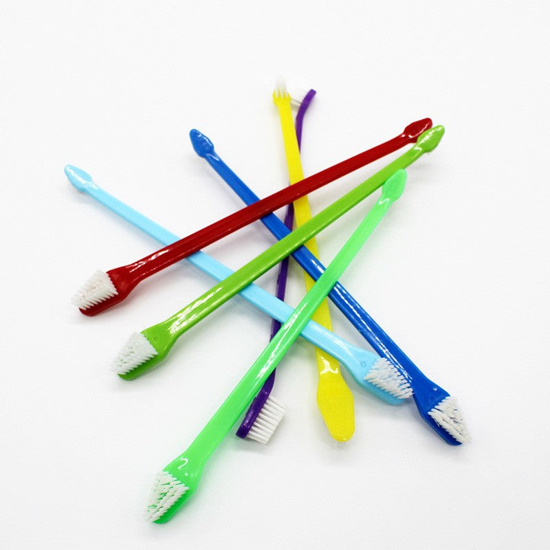 Pet finger toothbrush