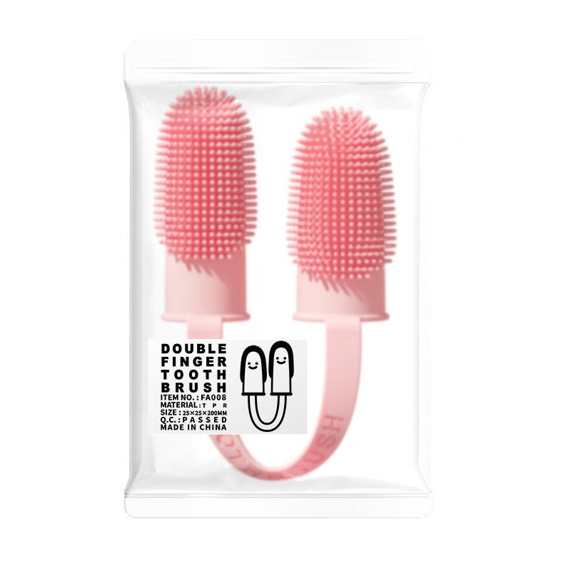 Pet finger toothbrush