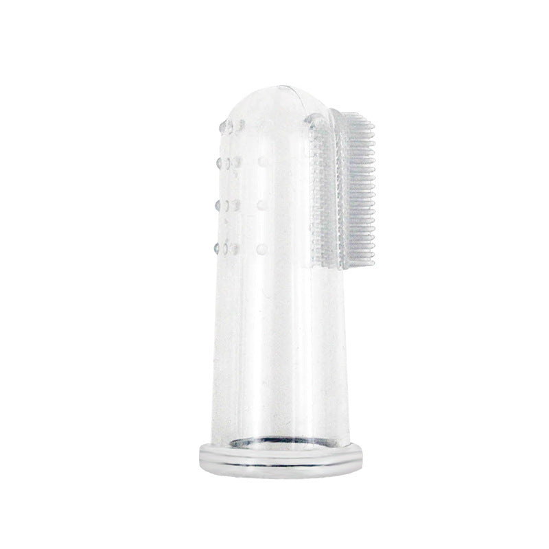 Pet finger toothbrush