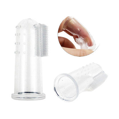 Pet finger toothbrush