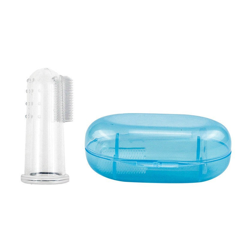 Pet finger toothbrush