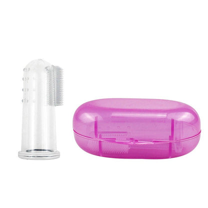 Pet finger toothbrush