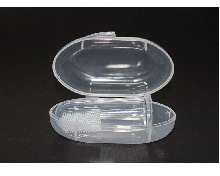 Pet finger toothbrush