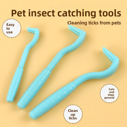 Pet flea clips