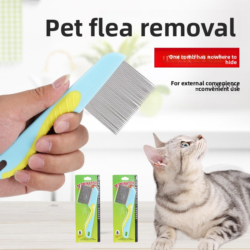 Pet flea comb