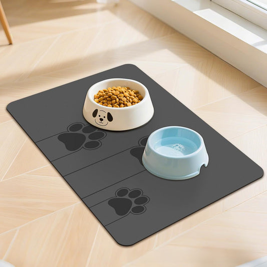 Pet food mat