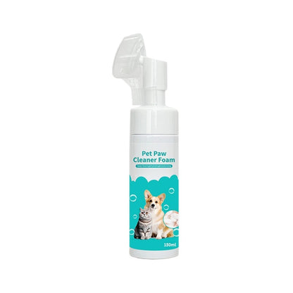 Pet foot cleaning without soap