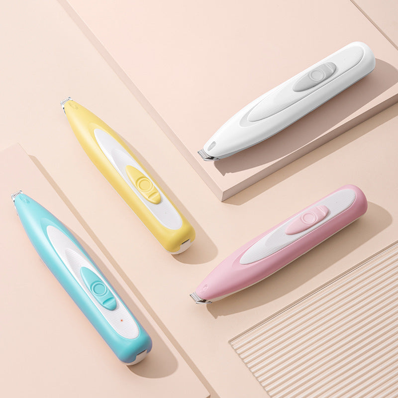 Pet Foot Hair Trimmer Electric Clipper with Light