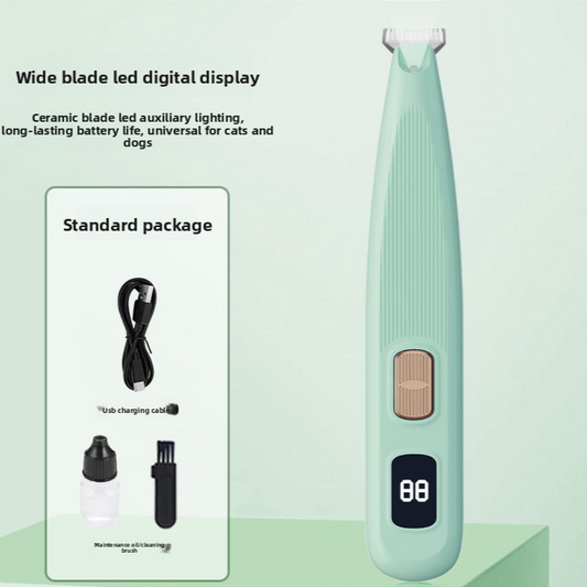Pet foot shaving device